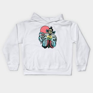 Jack Burton Fu Manchu Kids Hoodie